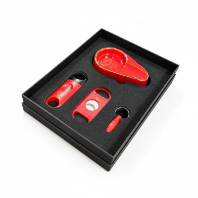 4 Parça Puro Seti Küllük Kesici Delici Kırmızı - 2