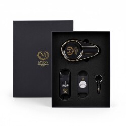 4 Parça Puro Seti Küllük Kesici Delici Siyah - Myon Paris