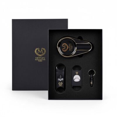 4 Parça Puro Seti Küllük Kesici Delici Siyah - 1