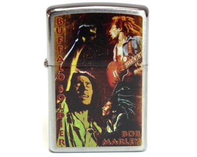 Bob Marley Ürünleri arasında Bob Marley Zippo Çakmak tam sana göre...