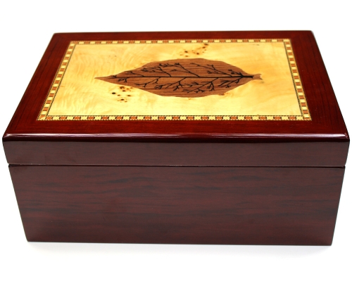 Tütün Yaprağı Puro Kutusu Humidor 1 Numara!