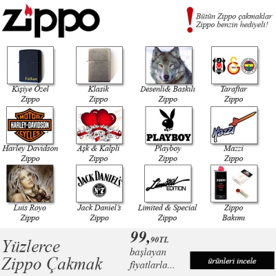 Desenli, Taraftar, Aşk, Kişiye Özel, Harley Davidson, Playboy Ve Daha Yüzlerce Model Zippo Bektobacco.com'da..