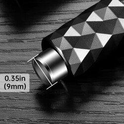 Aluminyum 2in1 Delici ve Puro Tutucu İğne Anahtarlık Kırmızı - 4