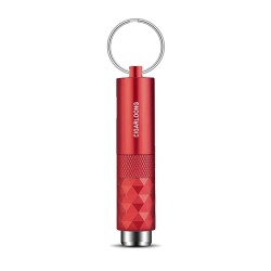 Aluminyum 2in1 Delici ve Puro Tutucu İğne Anahtarlık Kırmızı - CigarLoong