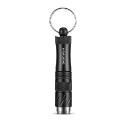 Aluminyum 4in1 Delici Açıcı ve Puro Tutucu İğne Anahtarlık Siyah - CigarLoong