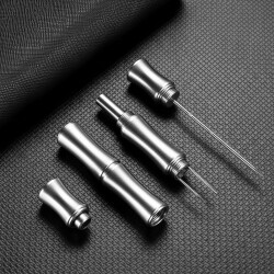 Aluminyum Puro Açıcı İğne ve Puro Delici Silver - 3