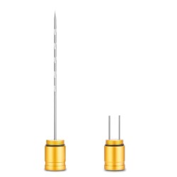 Aluminyum Puro Açıcı İğne ve Puro Tutucu Gold - 3