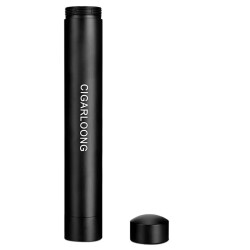 Aluminyum Puro Kılıfı Tüpü Tekli Siyah 62 Ring - CigarLoong (1)