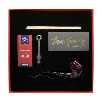 Atomic German 9mm Başlangıç Pipo Seti Rustik Kahve Boxin - 1