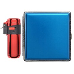 Atomic German Çakmak Tabaka Hediye Seti Mavi Kırmızı - Atomic