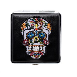 Atomic German Skull Kurukafa Patch Deri Kısa Sig. Tab akasısı Beyaz Haç 20li - Atomic