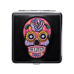 Atomic German Skull Kurukafa Patch Deri Kısa Sig. Tab akasısı Pembe 20li - Atomic