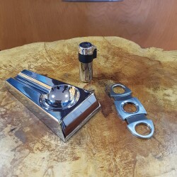 Atomic Metal Puro Küllüğü Çakmak Kesici Seti Krom - Atomic (1)