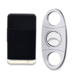 Atomic Plastik Jet Alev Puro Çakmağı Metal Kesici Seti Siyah - 1