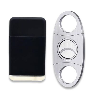 Atomic Plastik Jet Alev Puro Çakmağı Metal Kesici Seti Siyah - 1