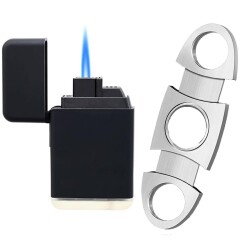 Atomic Plastik Jet Alev Puro Çakmağı Metal Kesici Seti Siyah - 2