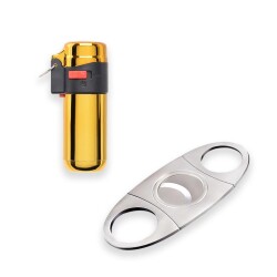 Atomic Puro Çakmak Metal Kesici Seti Gold - Atomic