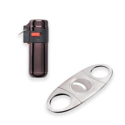 Atomic Puro Çakmak Metal Kesici Seti Siyah - Atomic