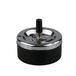 Bas-Bırak Metal Hazneli Küllüğü Siyah 11cm - COOL