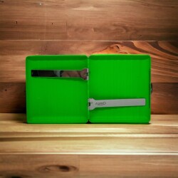 Bavul Desen Metal Kısa Sigara Tabakası 18li Yeşil - Atomic (1)