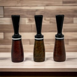 Beyaz Halkalı Ahşap Puro Ağızlığı Seti 44-54 Ring Arası - GUEVARA (1)