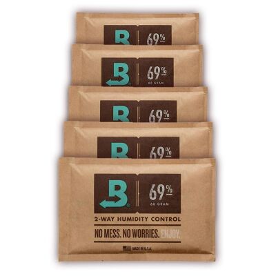 Boveda 69 60g Humidor Puro Kutusu Nemlendirici 5li Eco Paket - 1