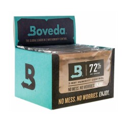 Boveda 72 60g Humidor Puro Kutusu Nemlendirici 12li Paket Saf Su ve Jel Hediyeli - BOVEDA (1)