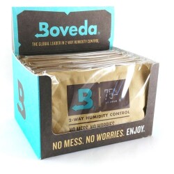 Boveda 75 60g Humidor Puro Kutusu Nemlendirici 12li Paket Saf Su ve Jel Hediyeli - BOVEDA (1)