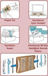 Boveda 75 60g Humidor Puro Kutusu Nemlendirici 20li Eco Paket - 3