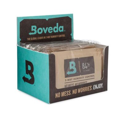 Boveda 84 60g Humidor Puro Kutusu Nemlendirici 12li Paket Saf Su ve Jel Hediyeli - 2