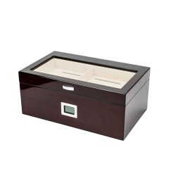 Cedar Alman Puro Kutusu Humidor Parlak Kiraz 80's - T-BEK