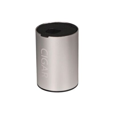 Cigar Aluminyum Araç Araba Puro Küllüğü Silver 9cm - 1