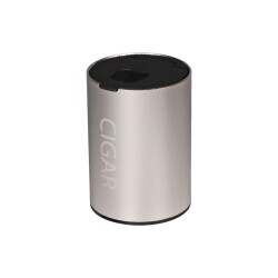 Cigar Aluminyum Araç Araba Puro Küllüğü Silver 9cm - 1