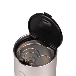 Cigar Aluminyum Araç Araba Puro Küllüğü Silver 9cm - COOL (1)