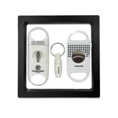 Cigarloong 3 lü Puro Kesici ve Delici Seti Beyaz - 2