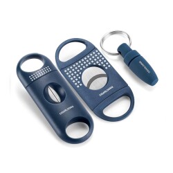 Cigarloong 3 lü Puro Kesici ve Delici Seti Mavi - CigarLoong