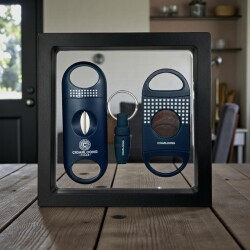 Cigarloong 3 lü Puro Kesici ve Delici Seti Mavi - 3