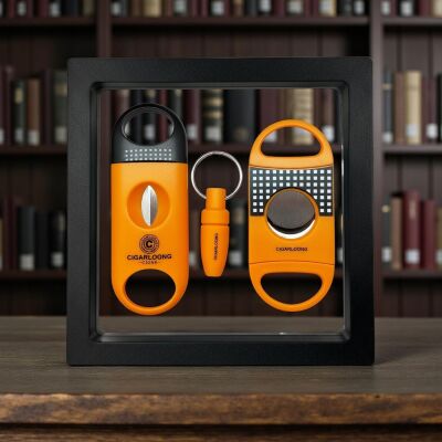 Cigarloong 3 lü Puro Kesici ve Delici Seti Sarı - 3