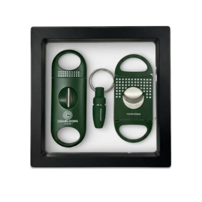 Cigarloong 3 lü Puro Kesici ve Delici Seti Yeşil - 2