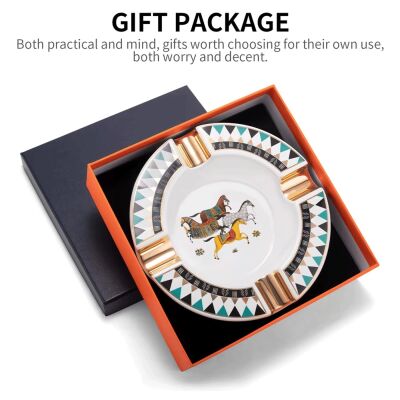 Cigarloong 4 Horse Seramik Puro Küllüğü Beyaz 4lü - 4