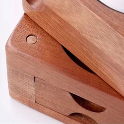 Cigarloong Ahşap Çekmeceli Puro Küllüğü ve Kadehlik - 3