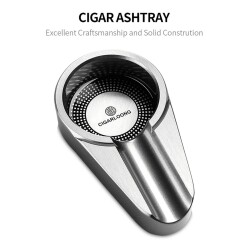 Cigarloong Aluminyum Damla Mini Puro Küllüğü Silver Tekli - CigarLoong (1)