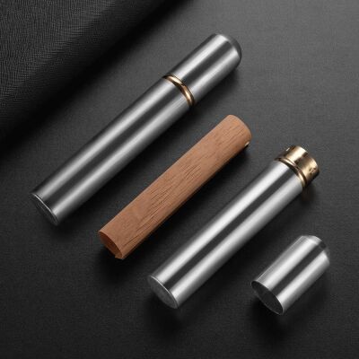 Cigarloong Aluminyum Puro Kılıfı Tüpü Tekli Silver 54 Ring - 3