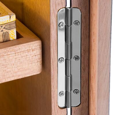 Cigarloong Camlı Işıklı Puro Kutusu Humidor Siyah 200's - 7