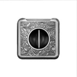 Cigarloong Çok Foksiyonlu Metal Puro V Kesici Antik Silver - CigarLoong