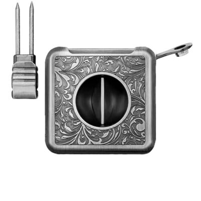 Cigarloong Çok Foksiyonlu Metal Puro V Kesici Antik Silver - 2