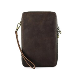 CigarLoong Crazy Deri Puro Taşıma Çantası Kahve 4'lü - CigarLoong