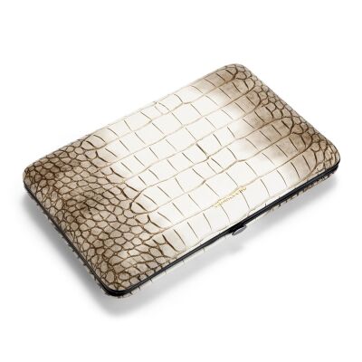 CigarLoong Croco Deri Puro Taşıma Çantası Beyaz 5li 60 Ring - 1