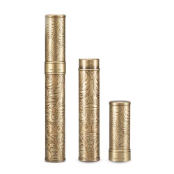 Cigarloong Damascus Metal Puro Kılıfı Tekli Gold 56 Ring - CigarLoong (1)