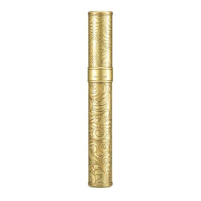 Cigarloong Damascus Metal Puro Kılıfı Tekli Gold 56 Ring - 1